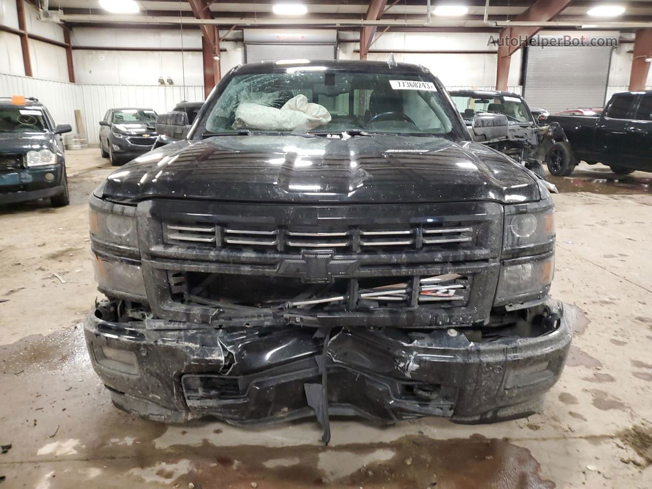 2015 Chevrolet Silverado K1500 Ltz Black vin: 3GCUKSEJ5FG447730