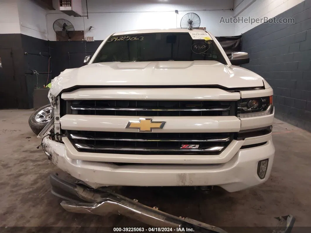 2018 Chevrolet Silverado 1500 2lz White vin: 3GCUKSEJ5JG454511