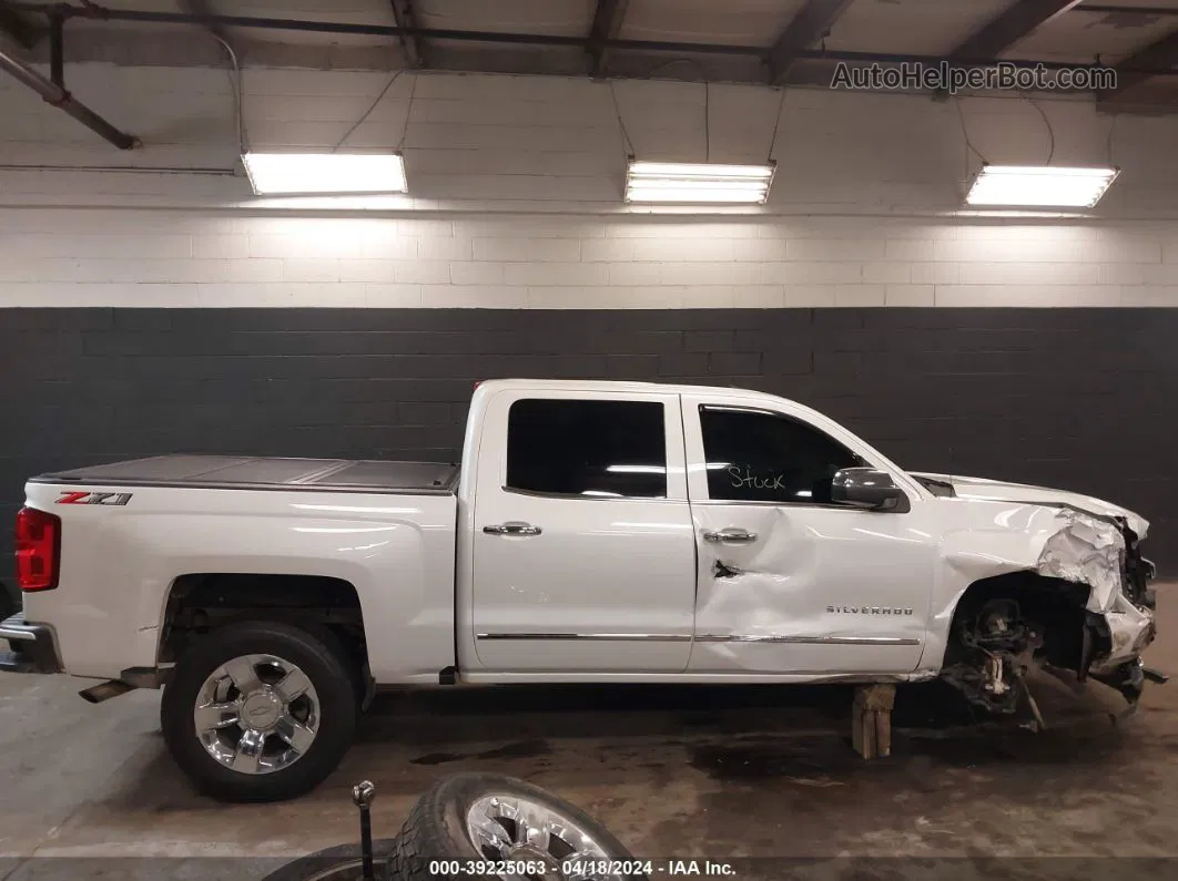 2018 Chevrolet Silverado 1500 2lz White vin: 3GCUKSEJ5JG454511