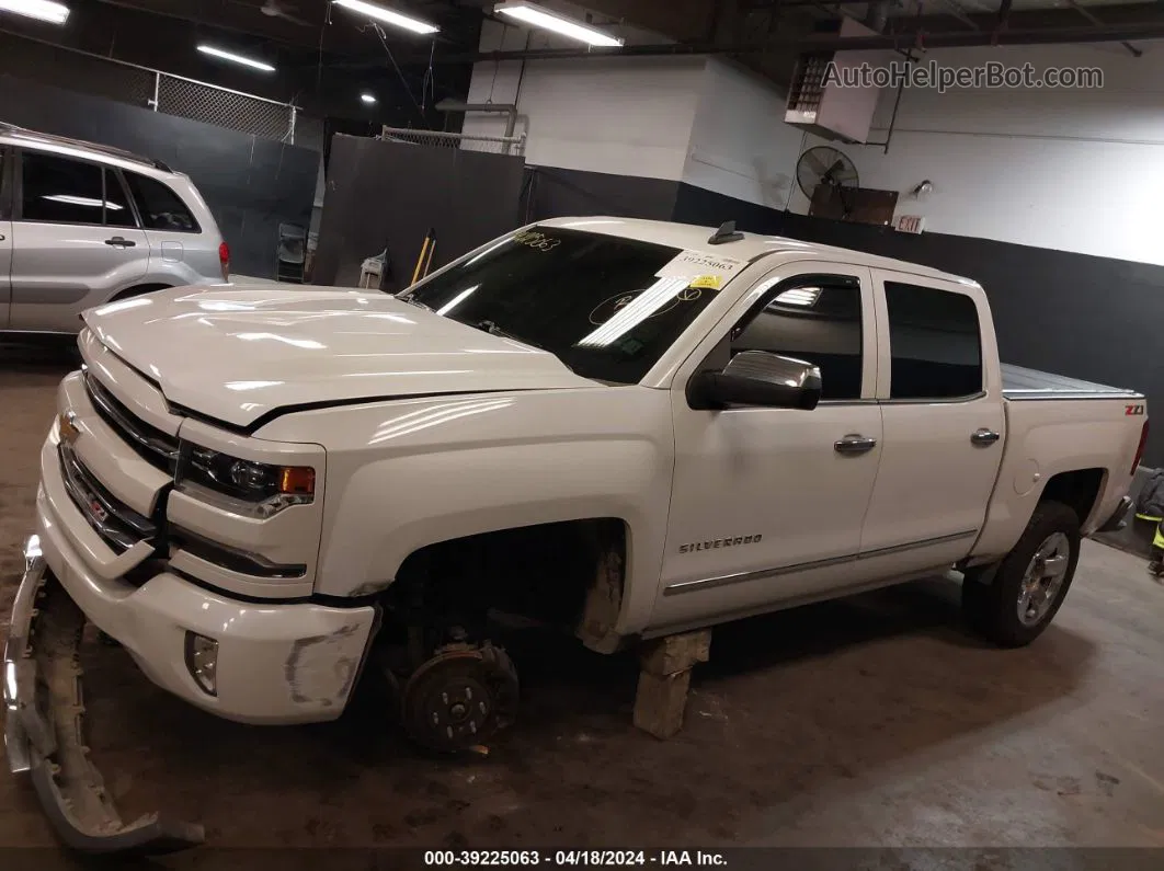 2018 Chevrolet Silverado 1500 2lz White vin: 3GCUKSEJ5JG454511