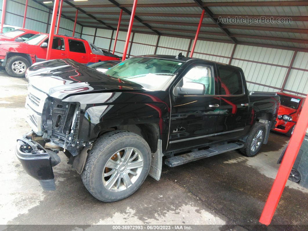 2015 Chevrolet Silverado 1500 High Country Black vin: 3GCUKTEC2FG314785