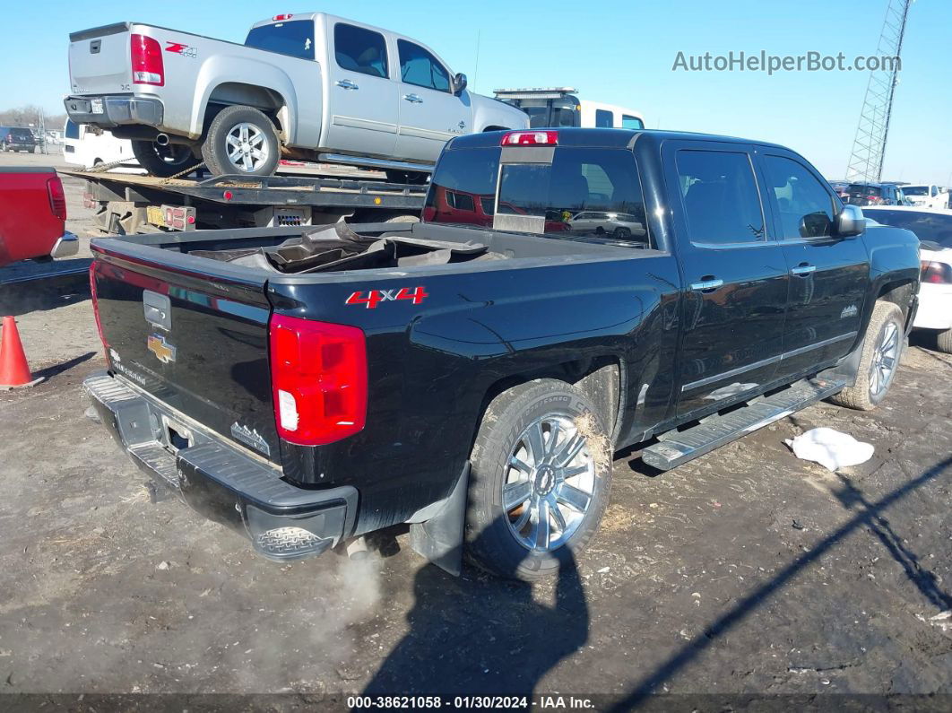 2018 Chevrolet Silverado 1500 High Country Black vin: 3GCUKTEC2JG449189