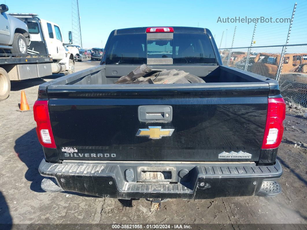 2018 Chevrolet Silverado 1500 High Country Black vin: 3GCUKTEC2JG449189