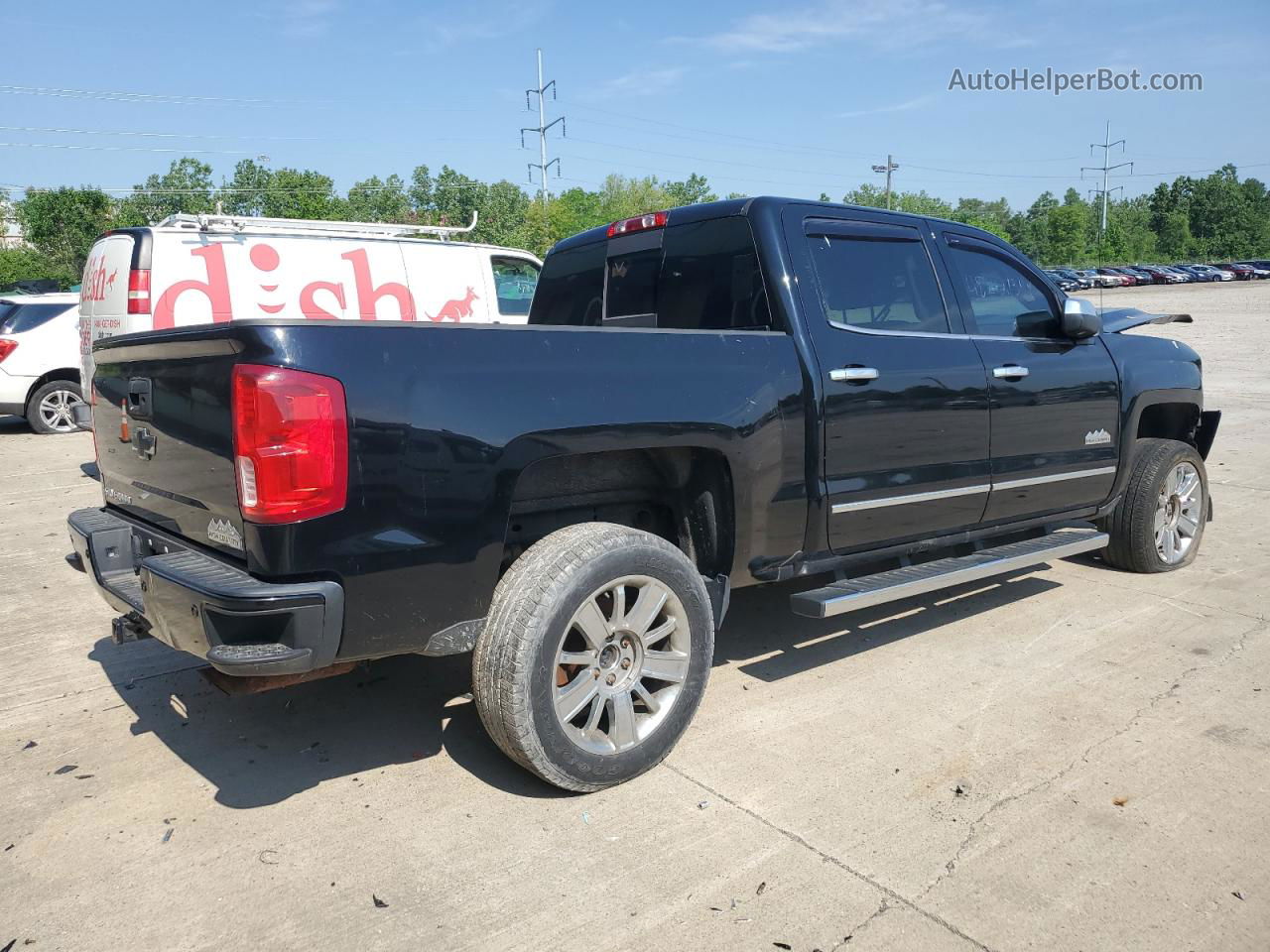 2016 Chevrolet Silverado K1500 High Country Black vin: 3GCUKTEC9GG359563