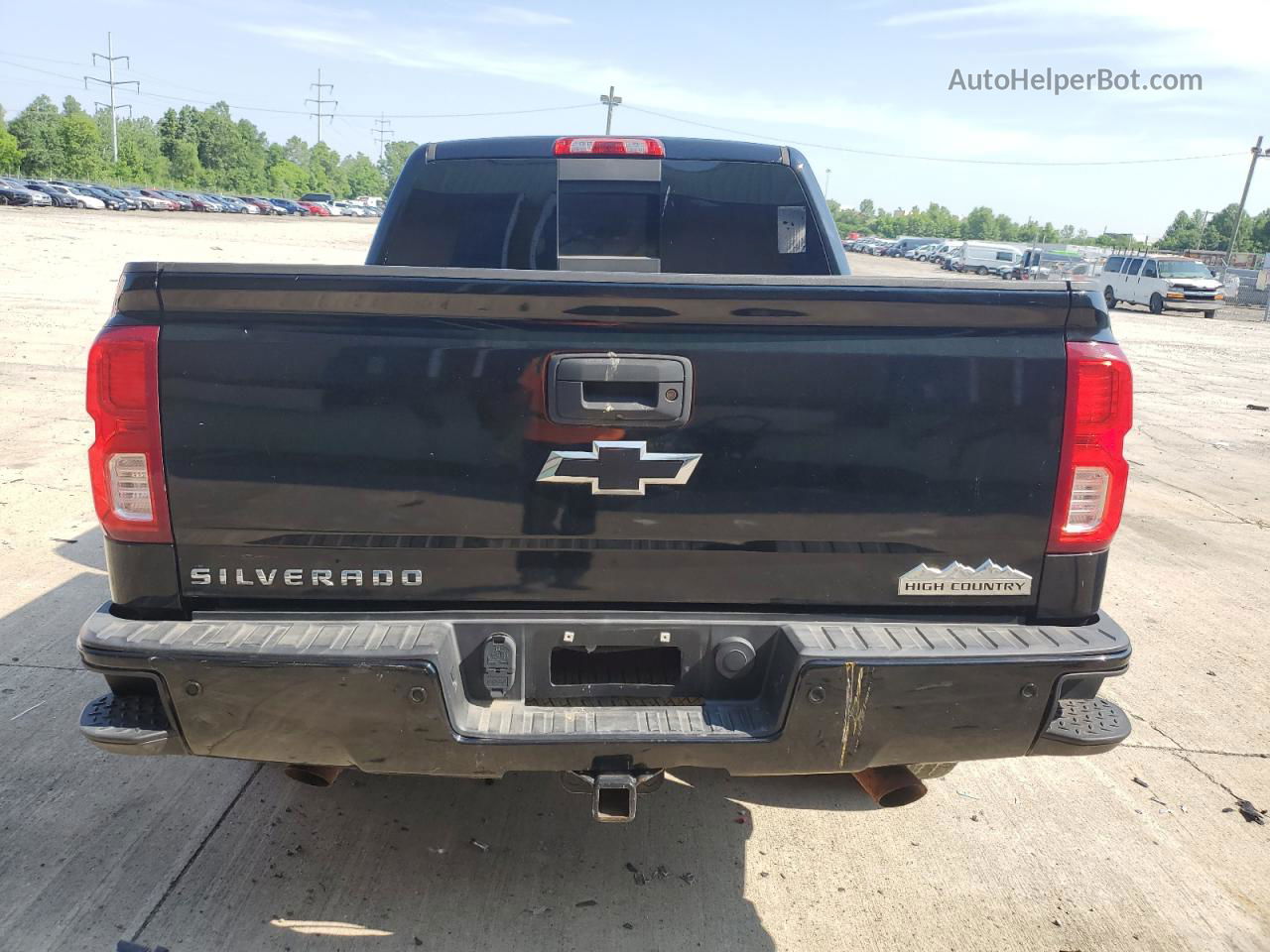 2016 Chevrolet Silverado K1500 High Country Black vin: 3GCUKTEC9GG359563