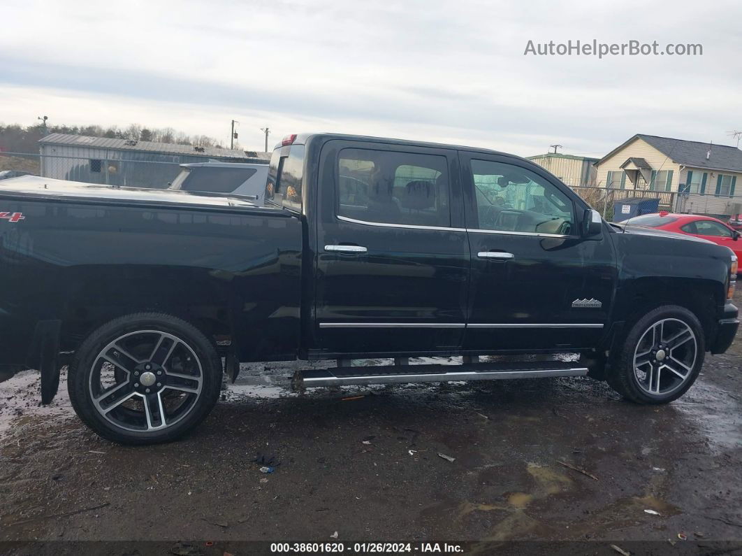 2015 Chevrolet Silverado 1500 High Country Black vin: 3GCUKTECXFG381568