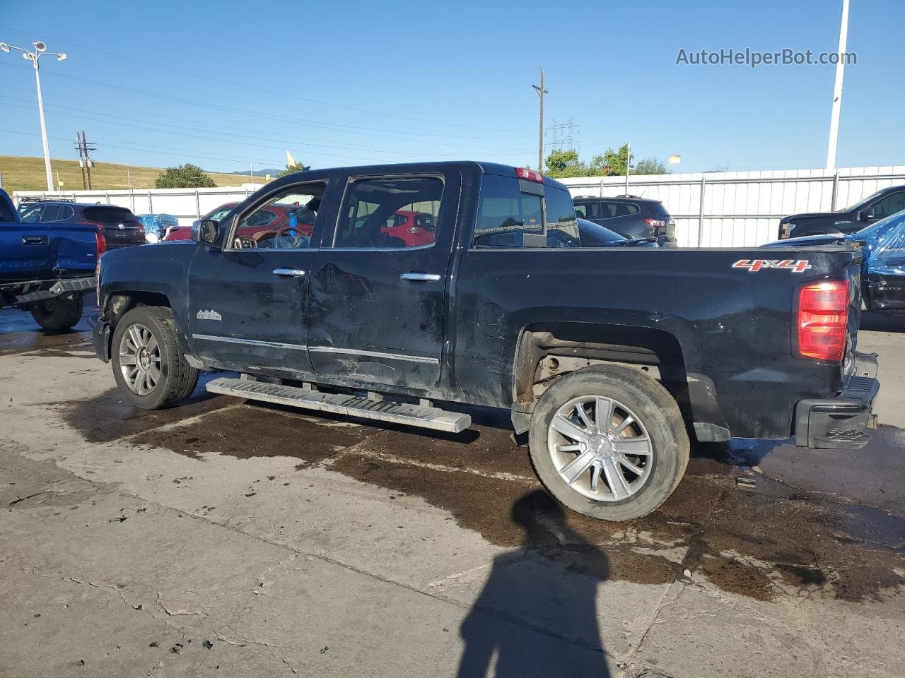 2015 Chevrolet Silverado K1500 High Country Black vin: 3GCUKTEJXFG417208