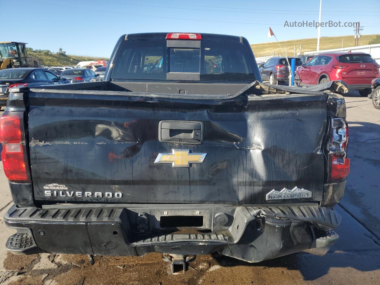 2015 Chevrolet Silverado K1500 High Country Черный vin: 3GCUKTEJXFG417208