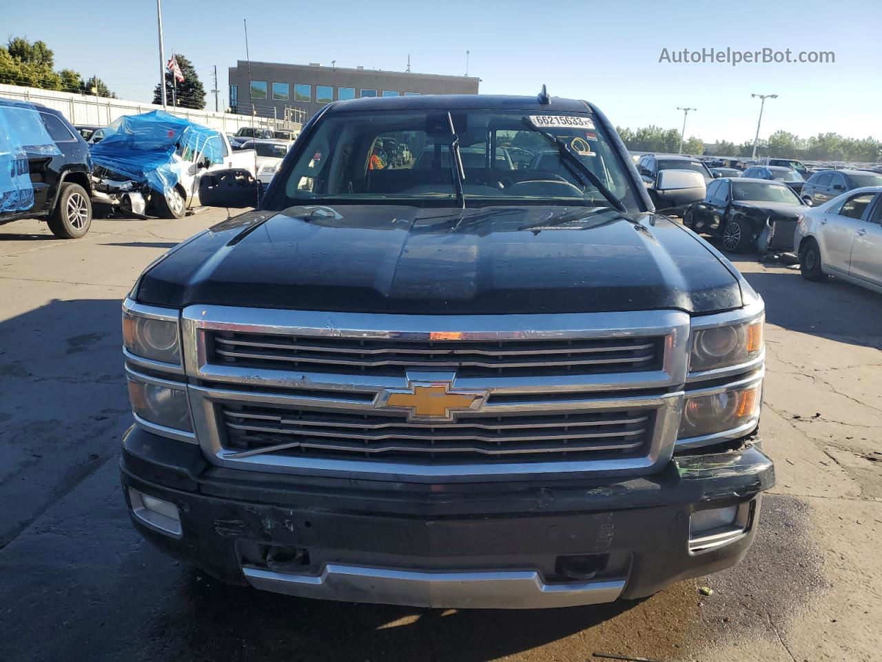 2015 Chevrolet Silverado K1500 High Country Черный vin: 3GCUKTEJXFG417208