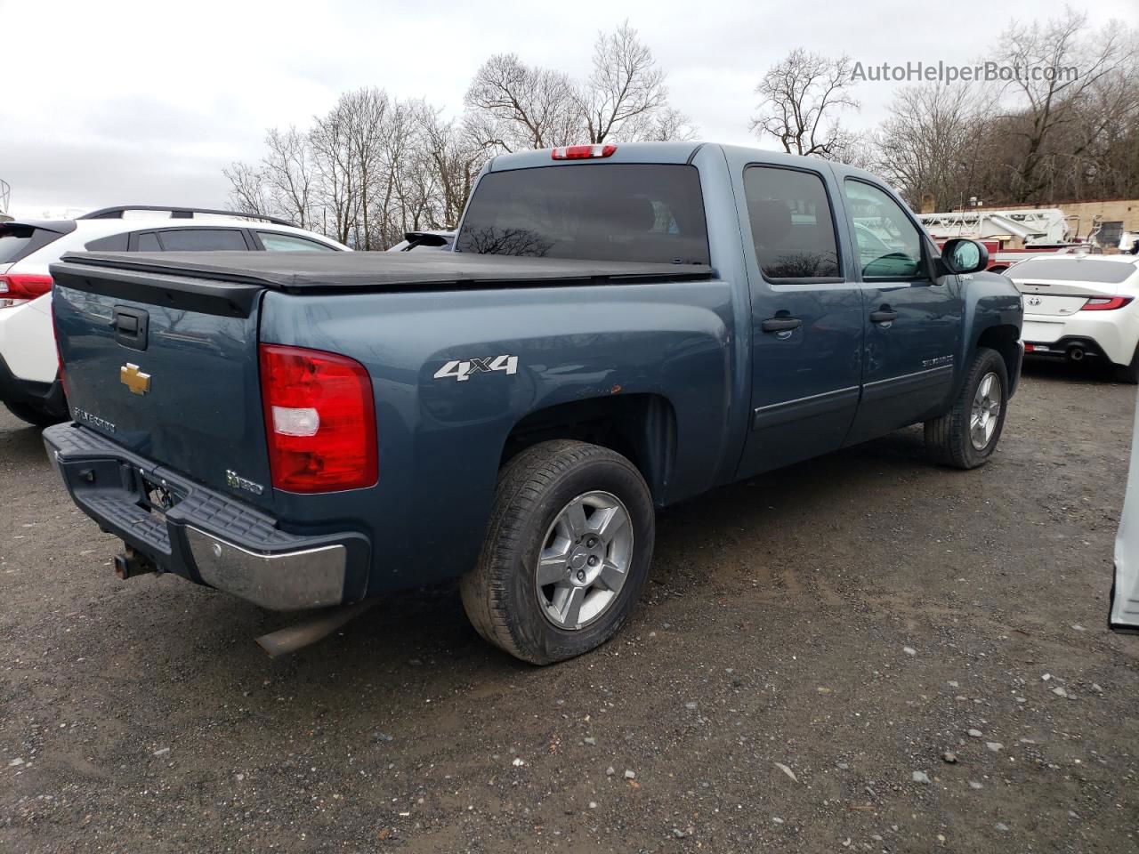 2013 Chevrolet Silverado K1500 Hybrid Blue vin: 3GCUKUEJ6DG232673