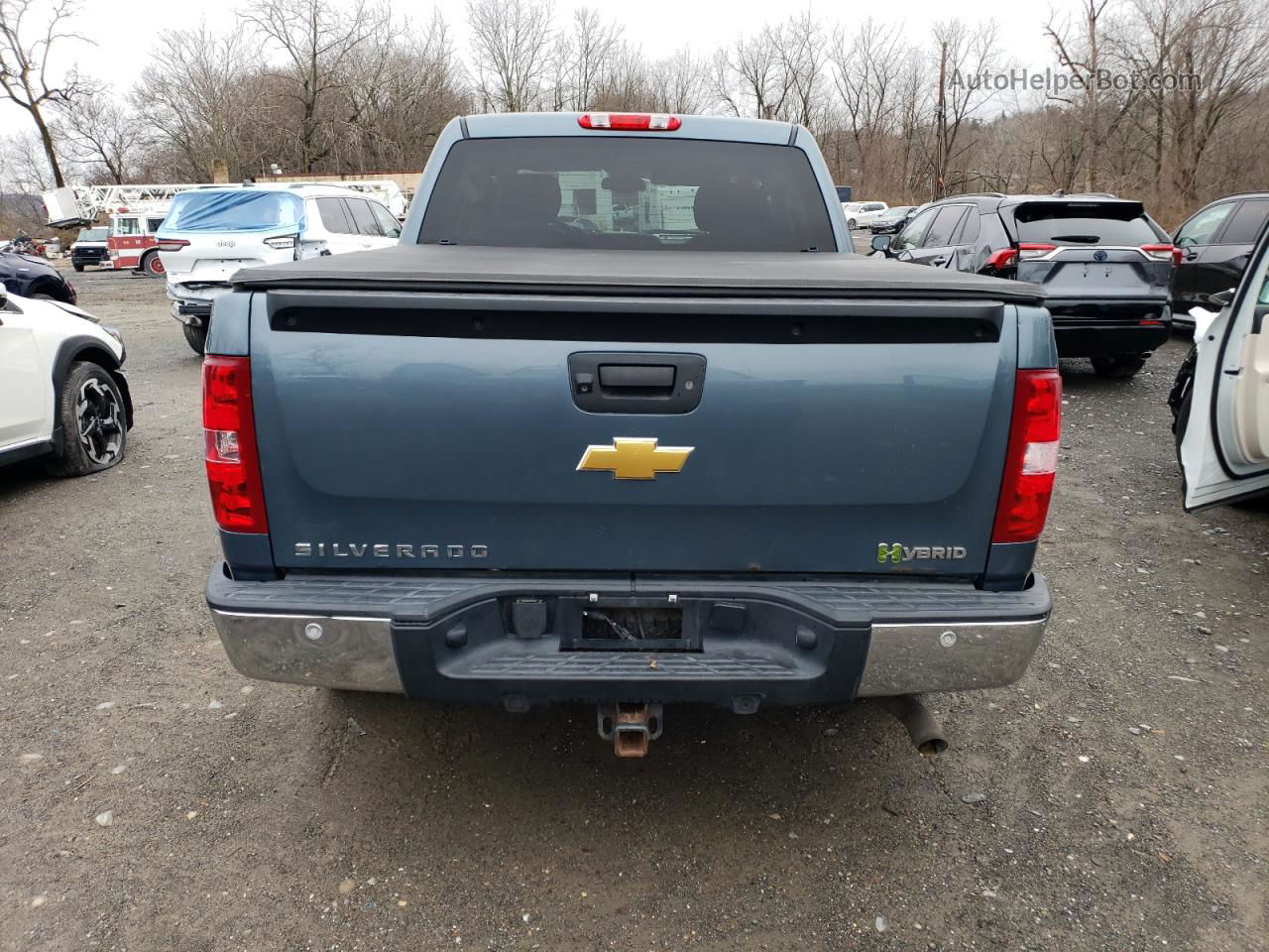 2013 Chevrolet Silverado K1500 Hybrid Blue vin: 3GCUKUEJ6DG232673