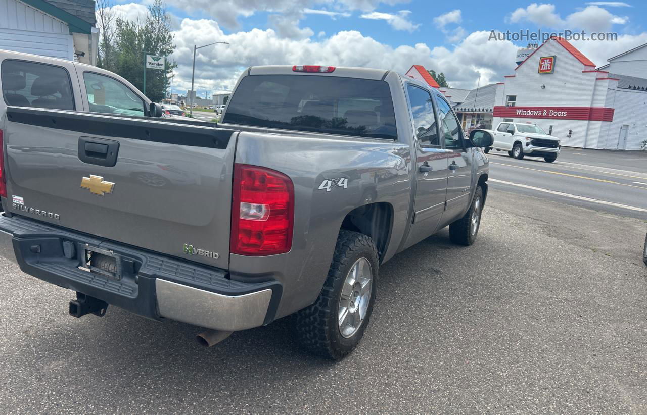 2013 Chevrolet Silverado K1500 Hybrid Gray vin: 3GCUKUEJ9DG273802