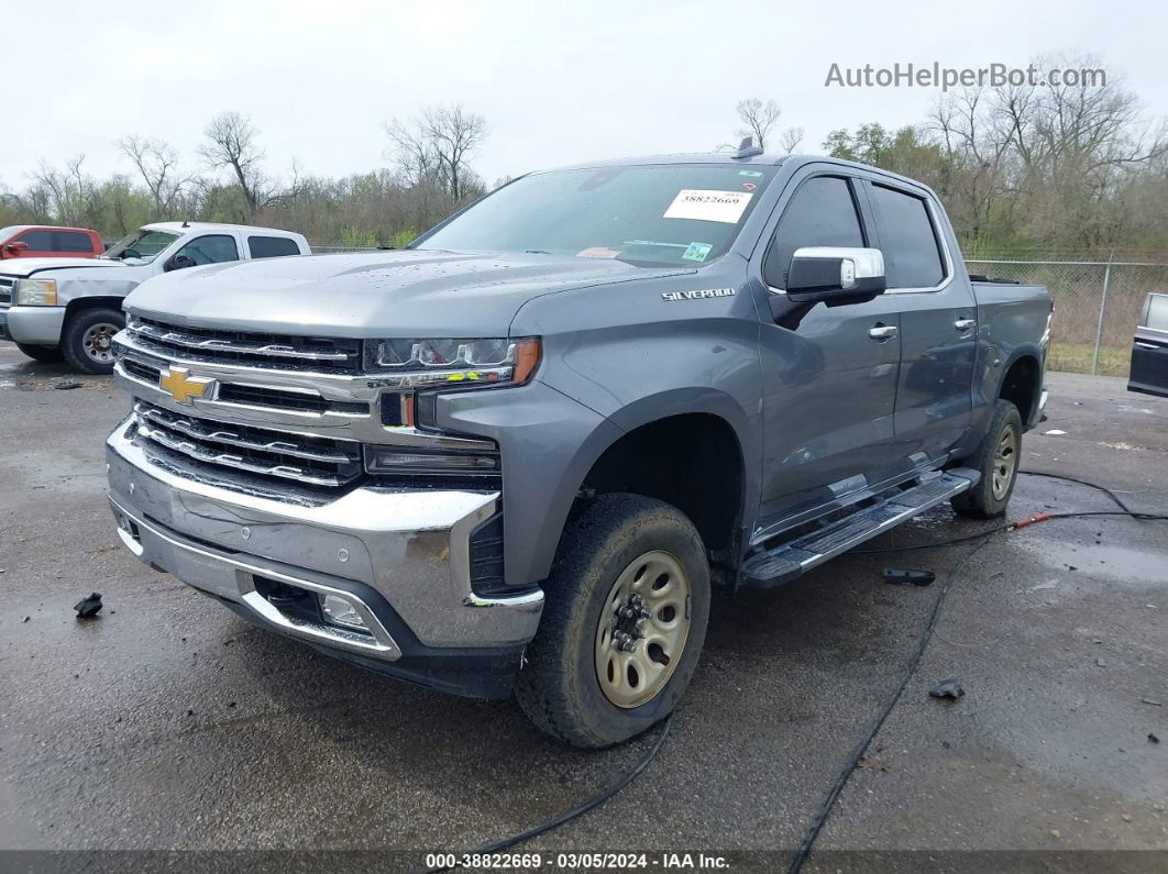 2019 Chevrolet Silverado 1500 Ltz Gray vin: 3GCUWEED6KG211999