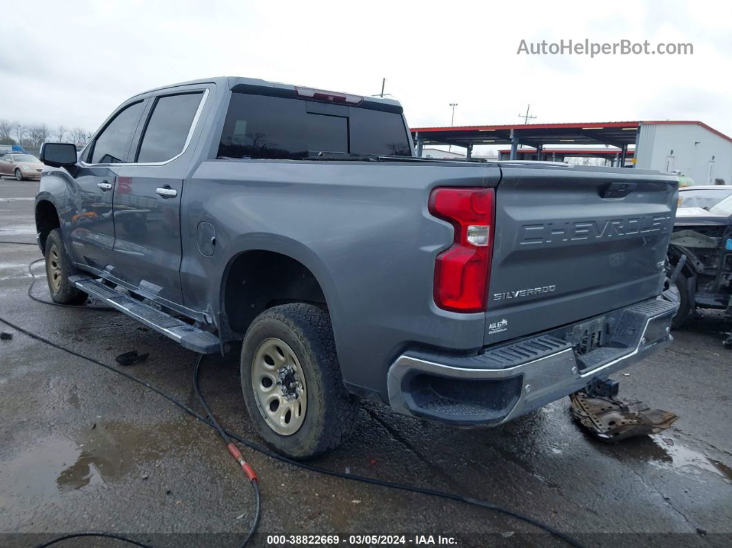 2019 Chevrolet Silverado 1500 Ltz Gray vin: 3GCUWEED6KG211999