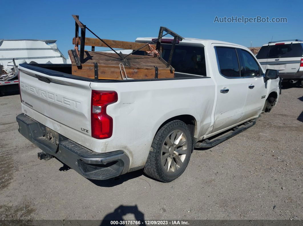 2019 Chevrolet Silverado 1500 Ltz White vin: 3GCUWEED6KG214045