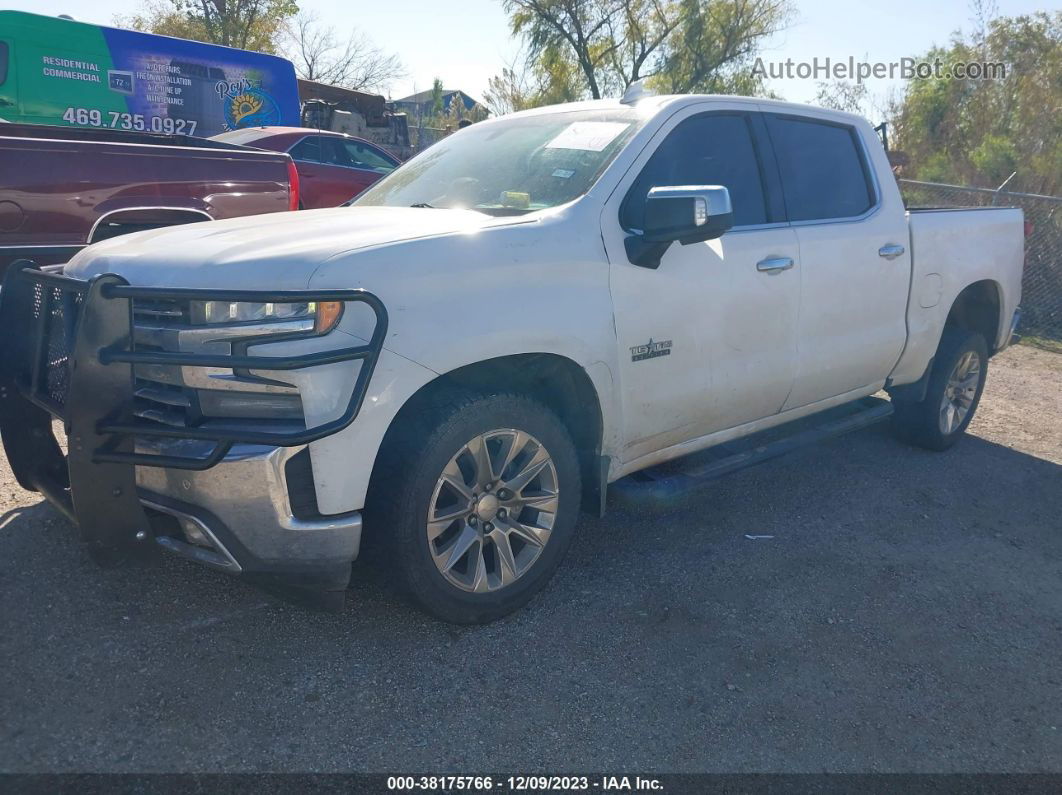 2019 Chevrolet Silverado 1500 Ltz White vin: 3GCUWEED6KG214045