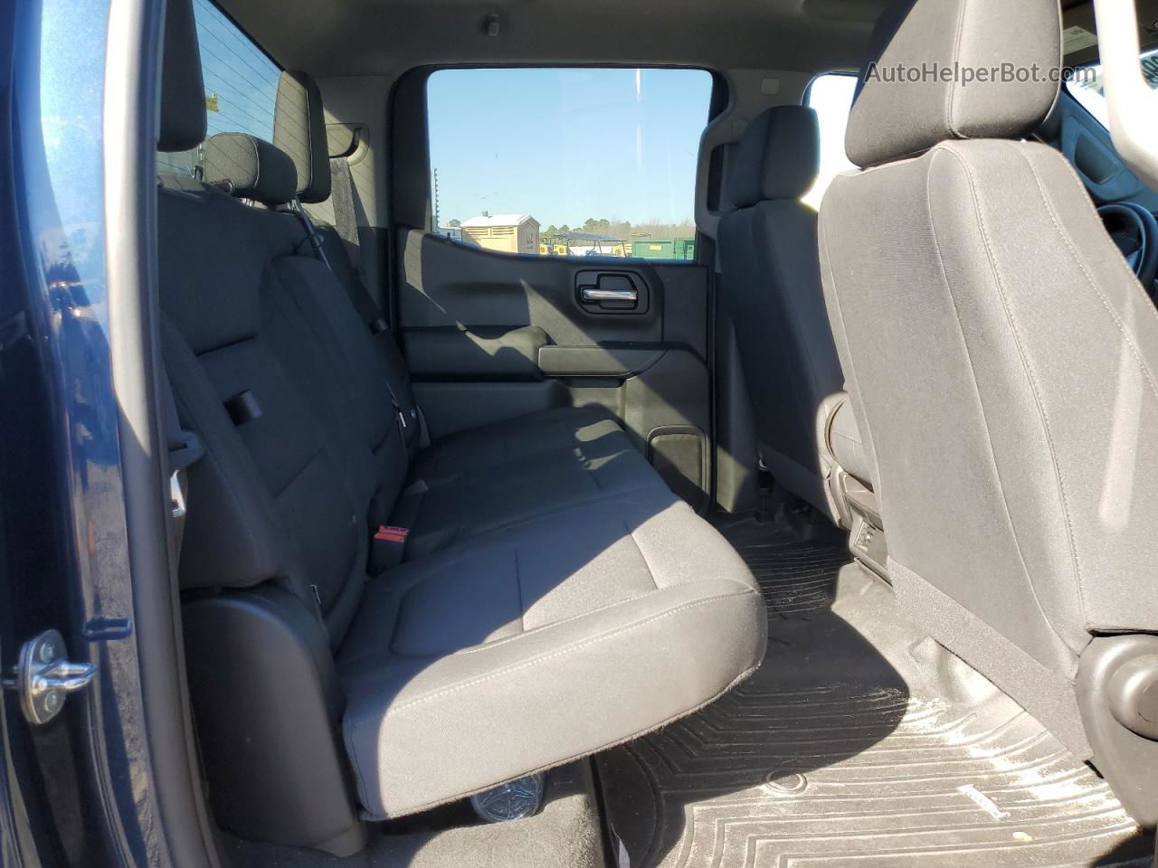 2019 Chevrolet Silverado K1500 Custom Blue vin: 3GCUYBEF2KG700071