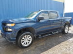 2019 Chevrolet Silverado K1500 Custom Blue vin: 3GCUYBEF8KG140332