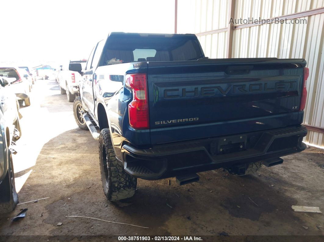 2019 Chevrolet Silverado 1500 Lt Navy vin: 3GCUYDED0KG143008