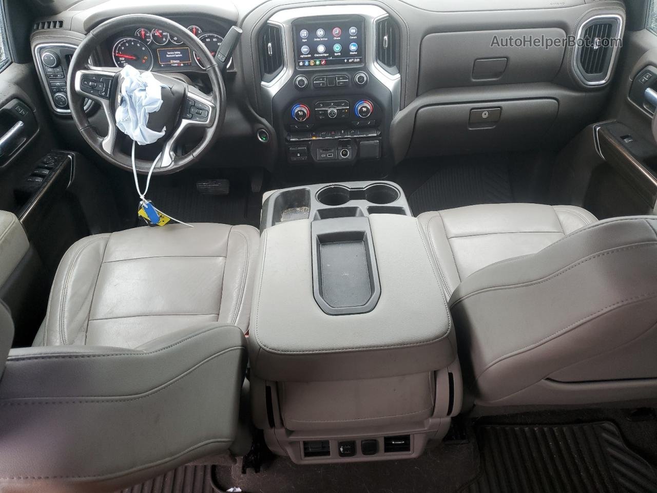2019 Chevrolet Silverado K1500 Lt White vin: 3GCUYDED4KG161463