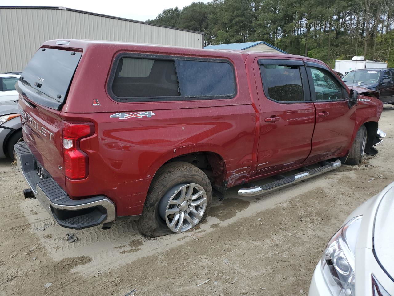 2019 Chevrolet Silverado K1500 Lt Красный vin: 3GCUYDED6KG221226