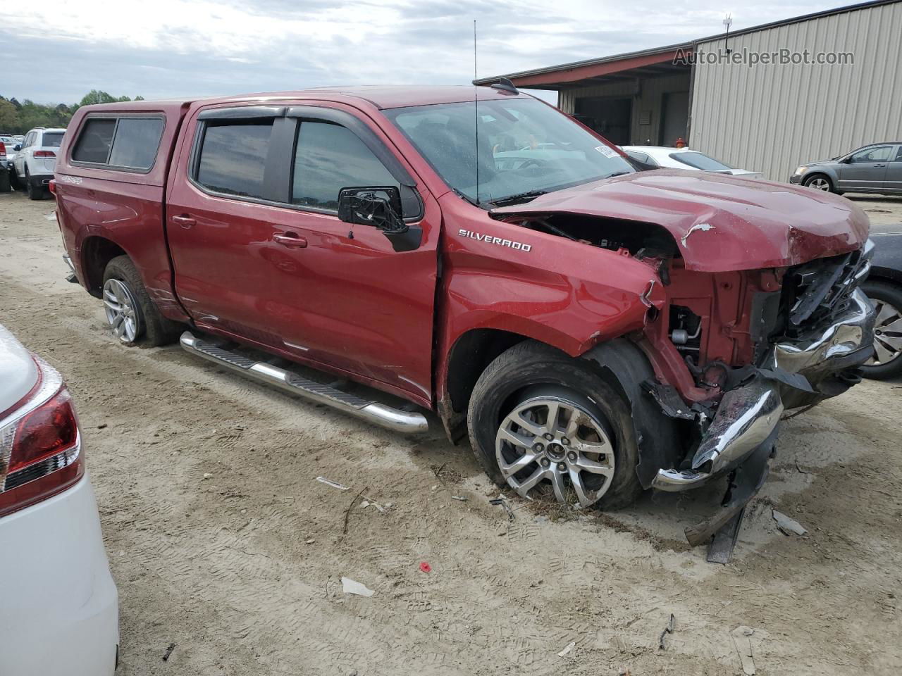 2019 Chevrolet Silverado K1500 Lt Красный vin: 3GCUYDED6KG221226