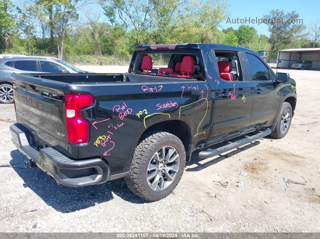 2019 Chevrolet Silverado 1500 Rst Black vin: 3GCUYEED1KG120262