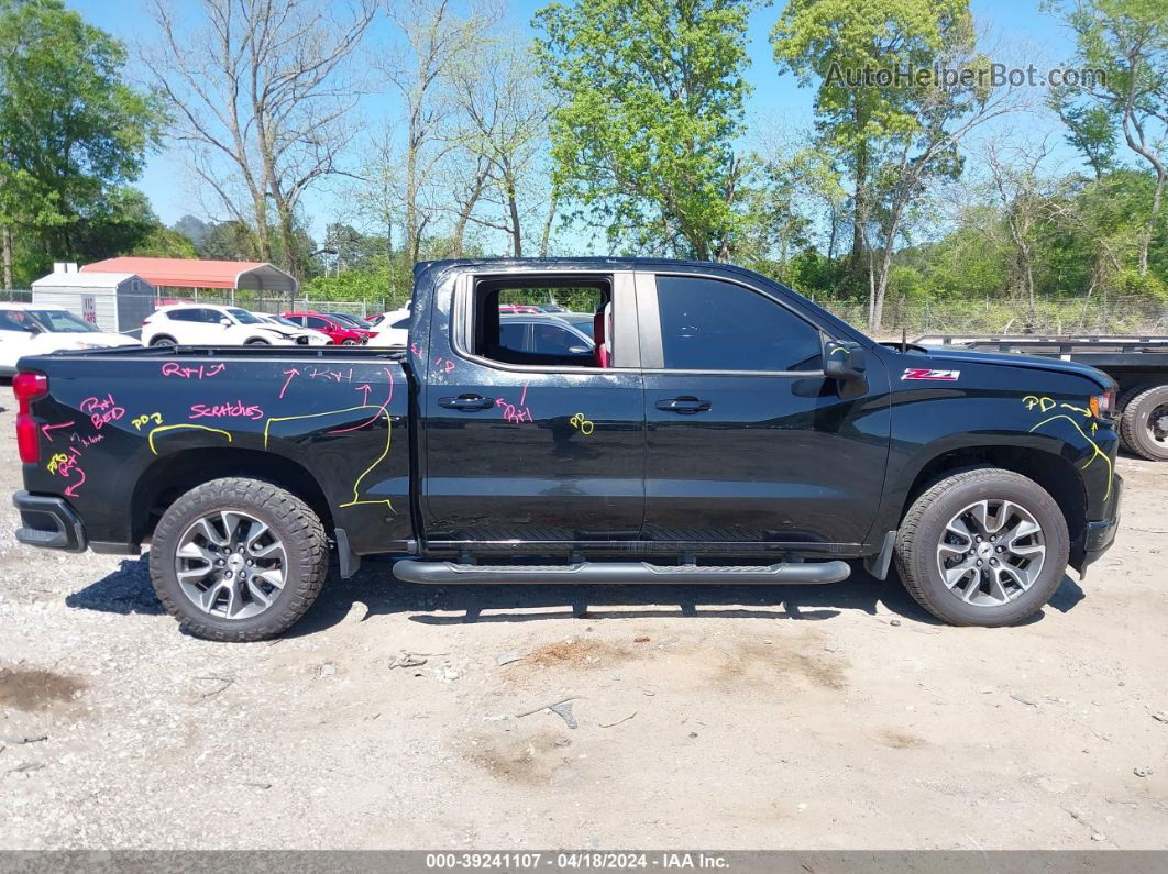 2019 Chevrolet Silverado 1500 Rst Black vin: 3GCUYEED1KG120262