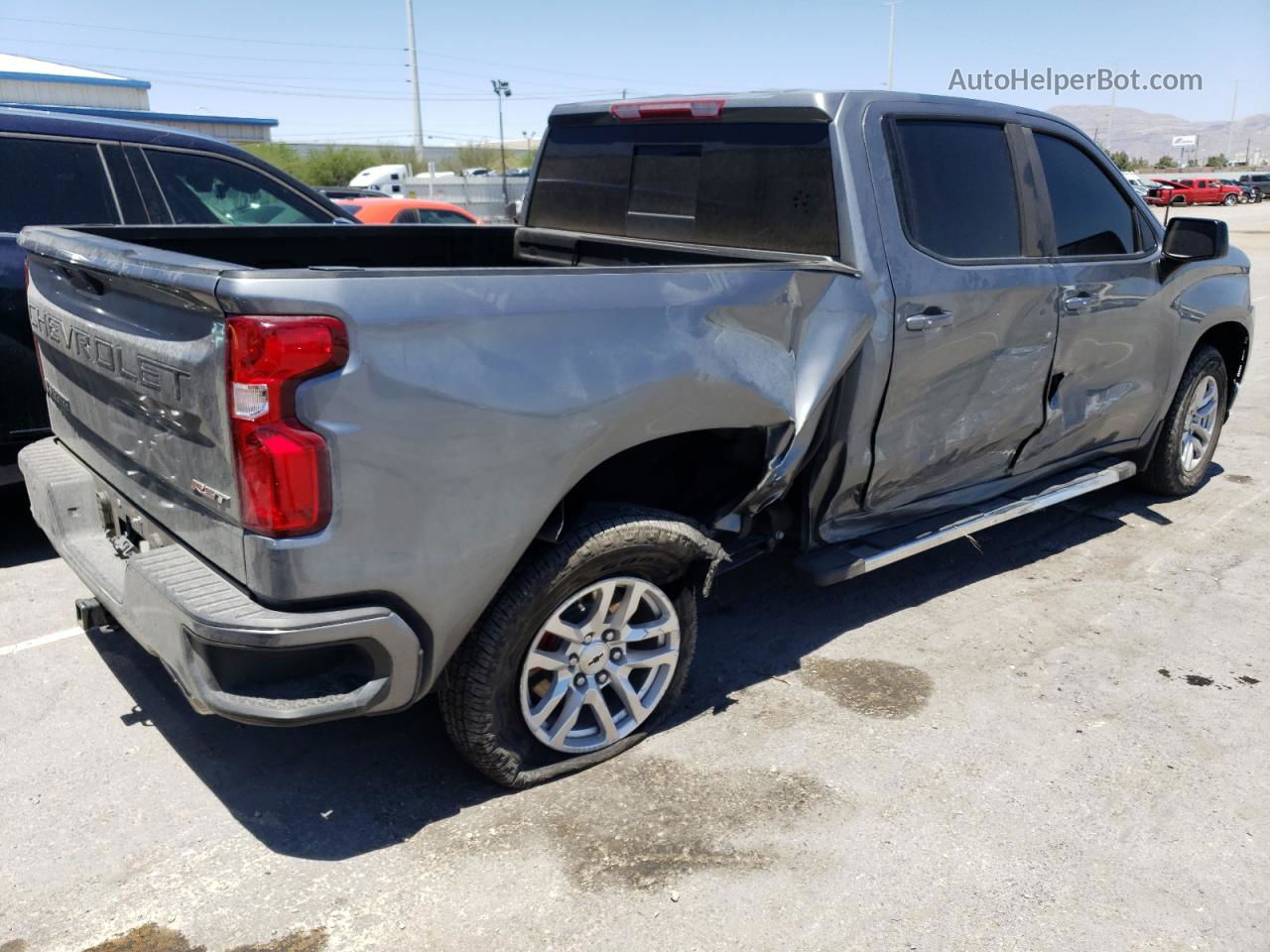 2019 Chevrolet Silverado K1500 Rst Gray vin: 3GCUYEED4KG307155