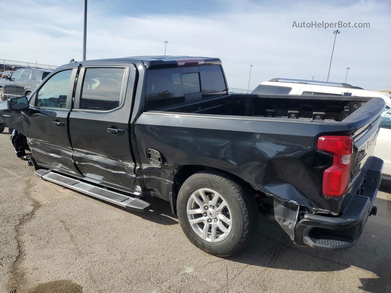 2019 Chevrolet Silverado K1500 Rst Black vin: 3GCUYEEDXKG229092