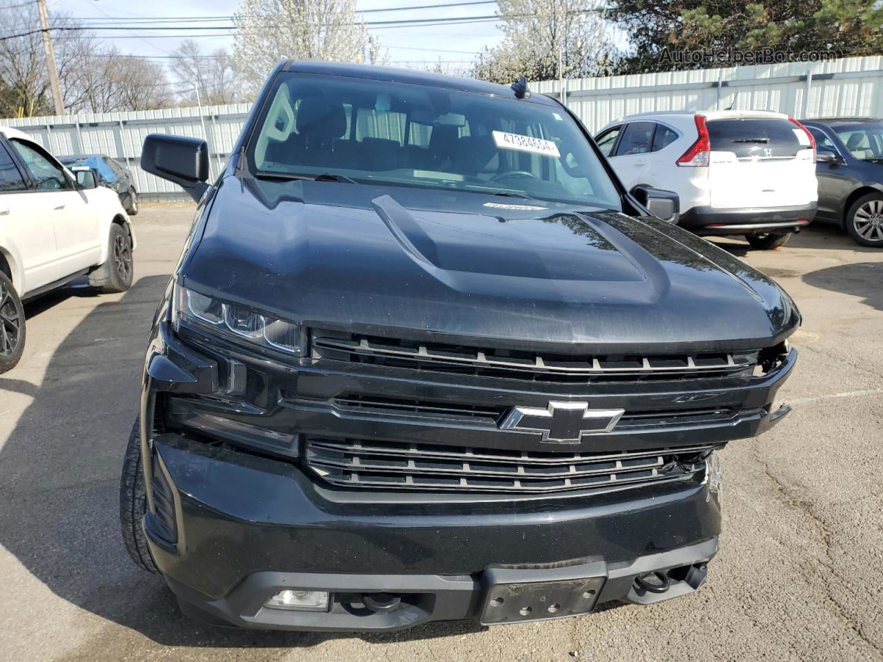 2019 Chevrolet Silverado K1500 Rst Black vin: 3GCUYEEDXKG229092