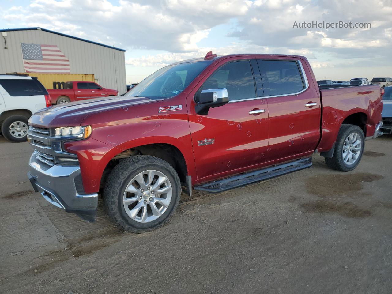 2019 Chevrolet Silverado K1500 Ltz Красный vin: 3GCUYGED3KG130643