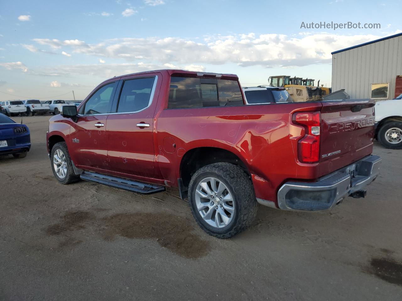 2019 Chevrolet Silverado K1500 Ltz Red vin: 3GCUYGED3KG130643