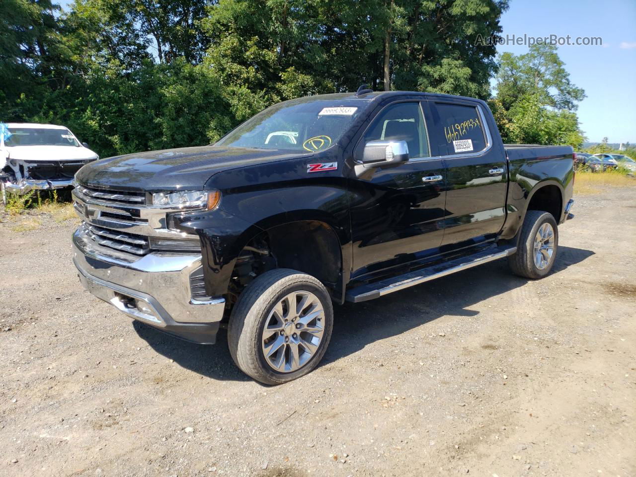 2019 Chevrolet Silverado K1500 Ltz Black vin: 3GCUYGED7KG264328