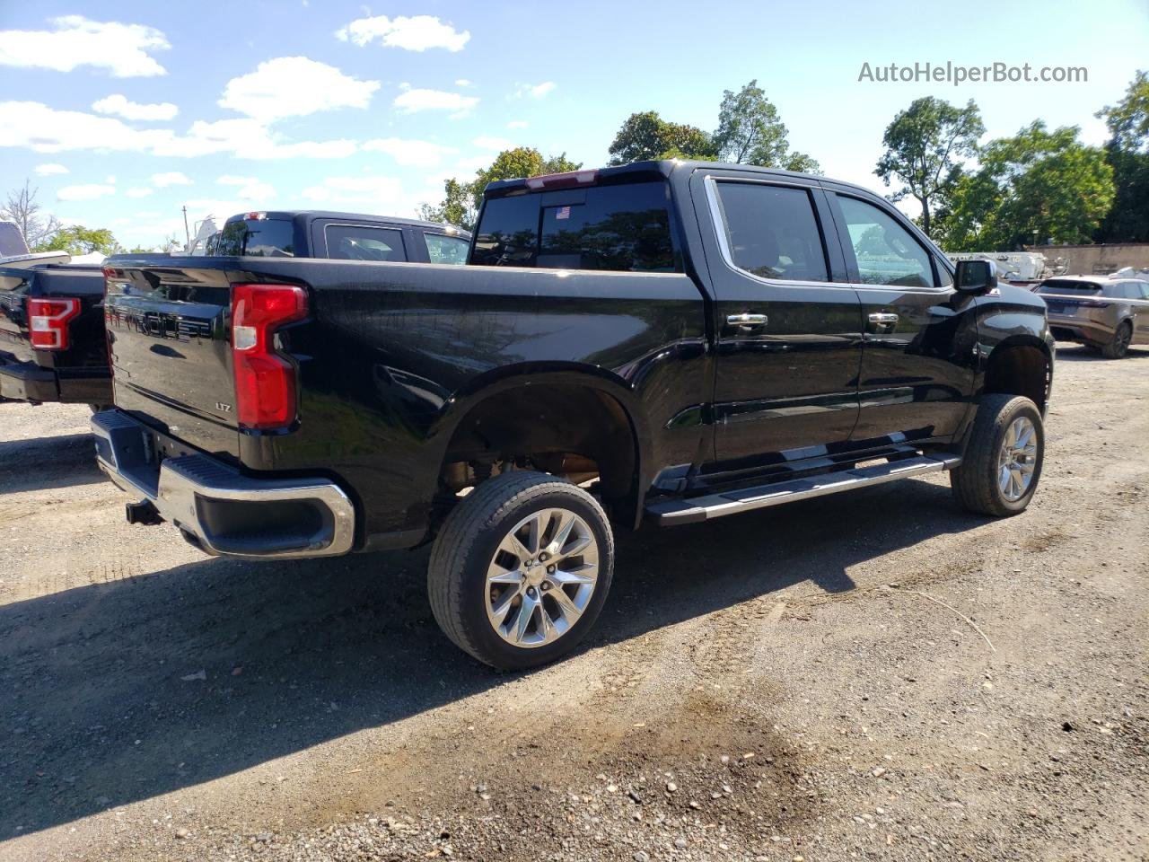 2019 Chevrolet Silverado K1500 Ltz Black vin: 3GCUYGED7KG264328