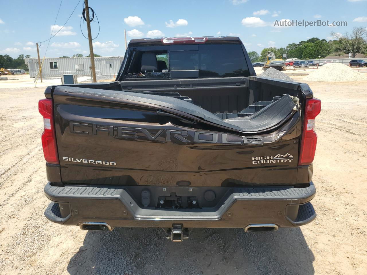 2019 Chevrolet Silverado K1500 High Country Brown vin: 3GCUYHED0KG109139