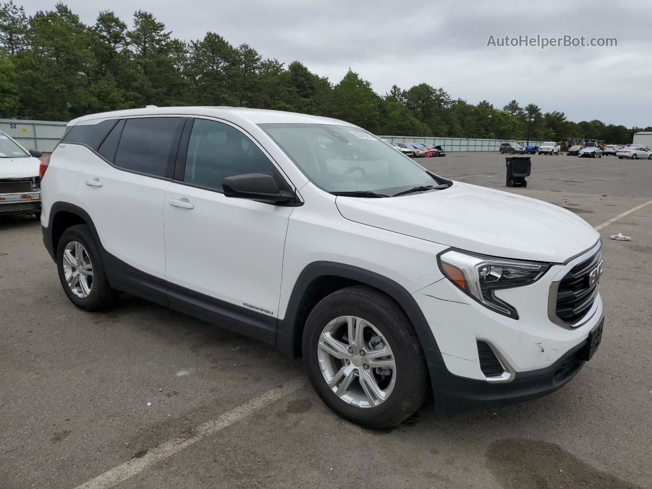 2020 Gmc Terrain Sl White vin: 3GKALLEV6LL259377