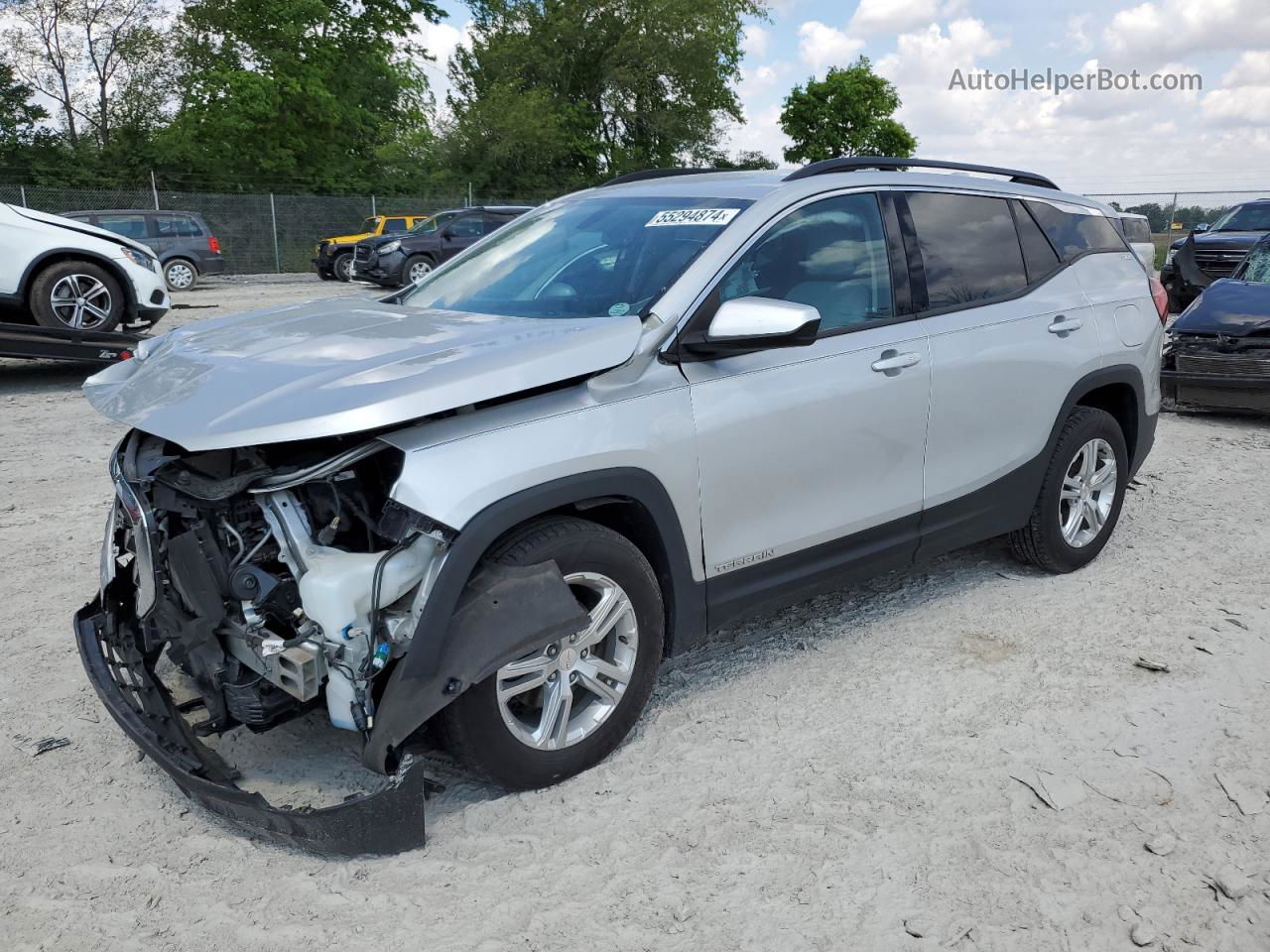 2019 Gmc Terrain Sle Silver vin: 3GKALMEV0KL150241