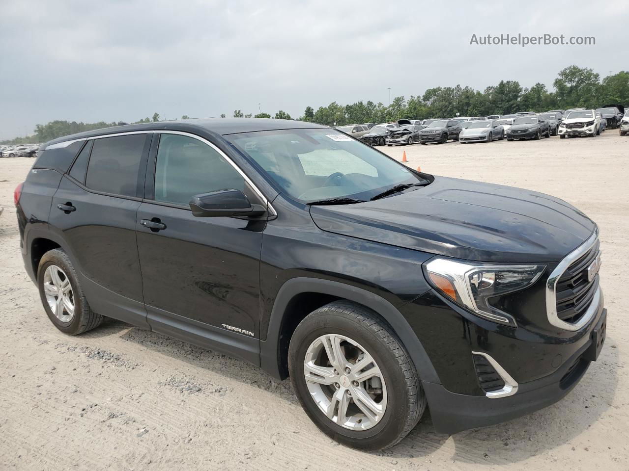 2019 Gmc Terrain Sle Черный vin: 3GKALMEV0KL169162