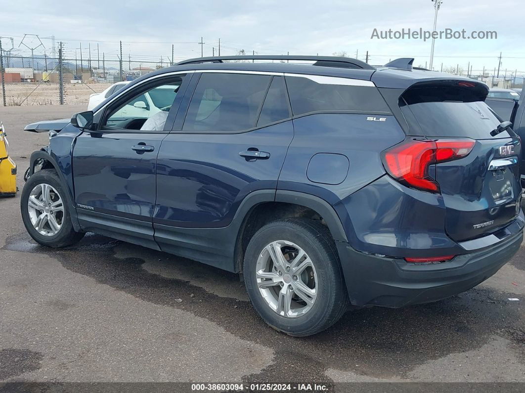 2019 Gmc Terrain Sle Синий vin: 3GKALMEV0KL298096