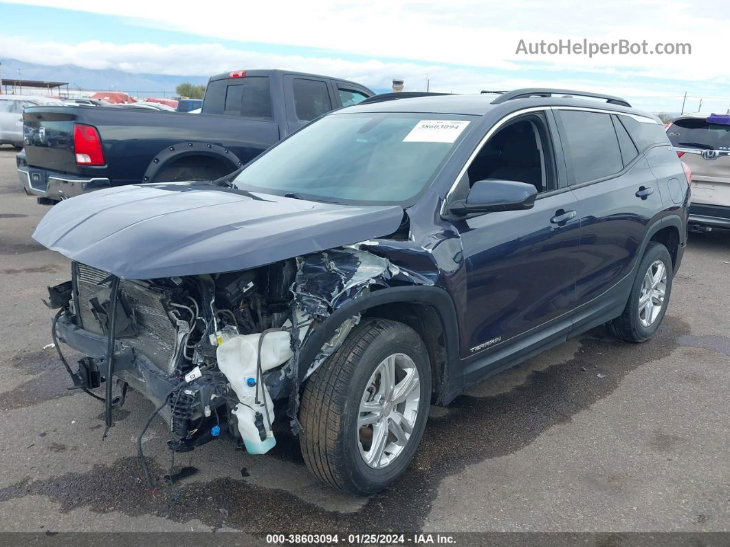 2019 Gmc Terrain Sle Синий vin: 3GKALMEV0KL298096