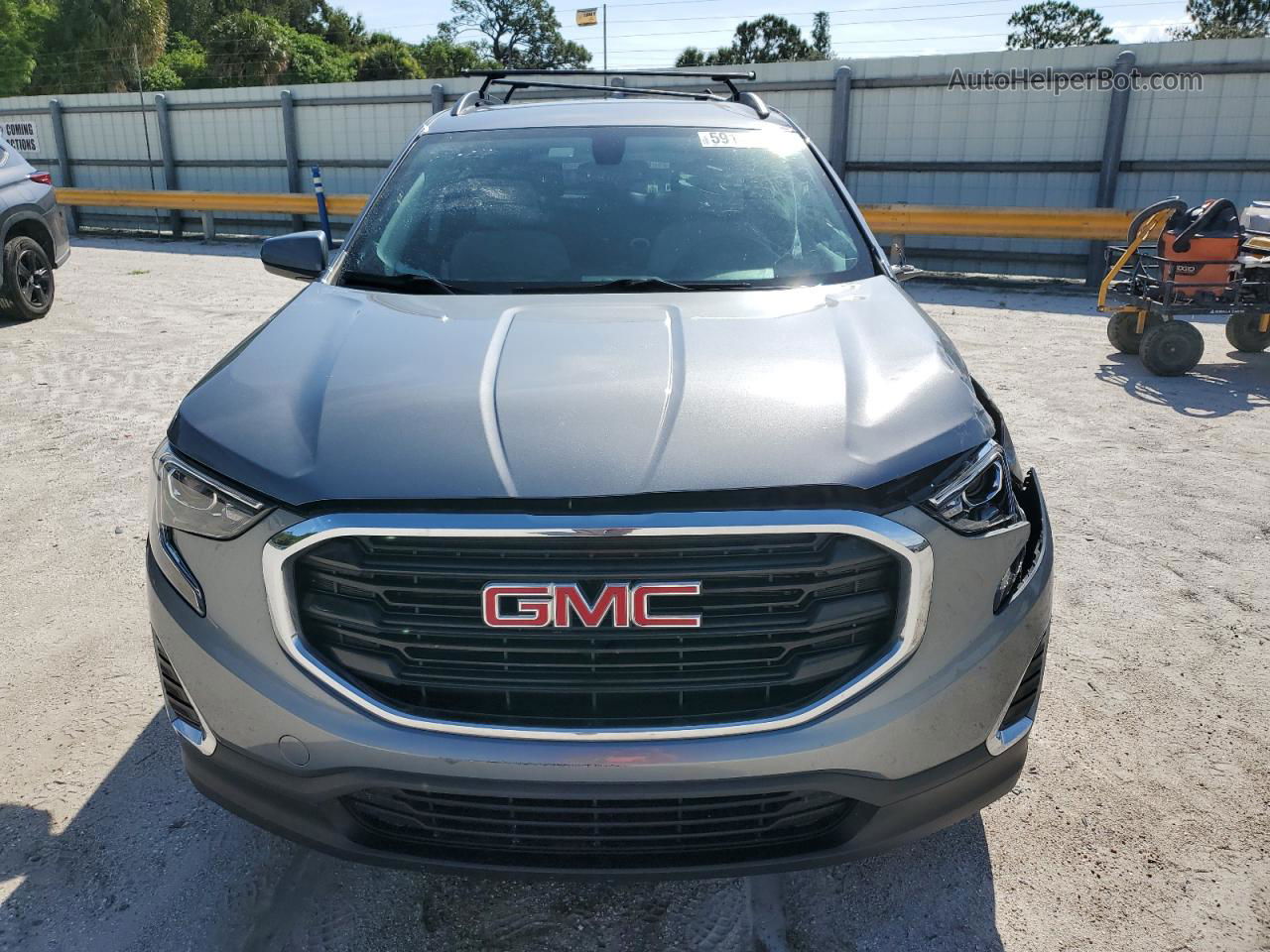 2019 Gmc Terrain Sle Серый vin: 3GKALMEV0KL300641