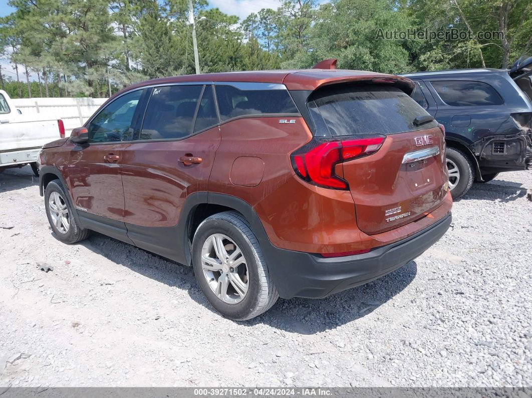 2019 Gmc Terrain Sle Orange vin: 3GKALMEV0KL307413