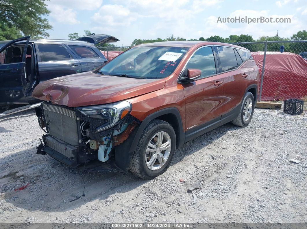 2019 Gmc Terrain Sle Оранжевый vin: 3GKALMEV0KL307413