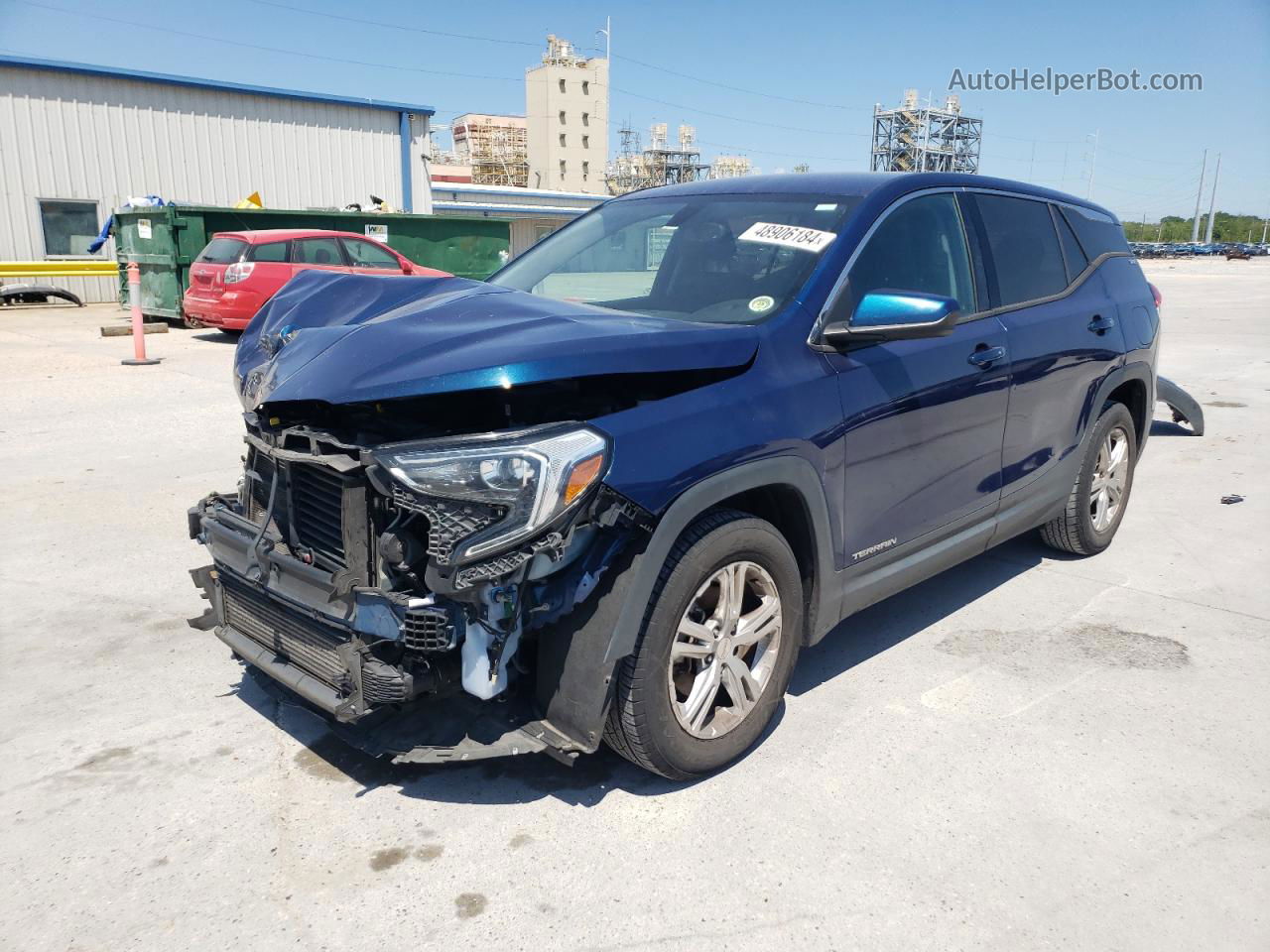 2019 Gmc Terrain Sle Blue vin: 3GKALMEV0KL340461