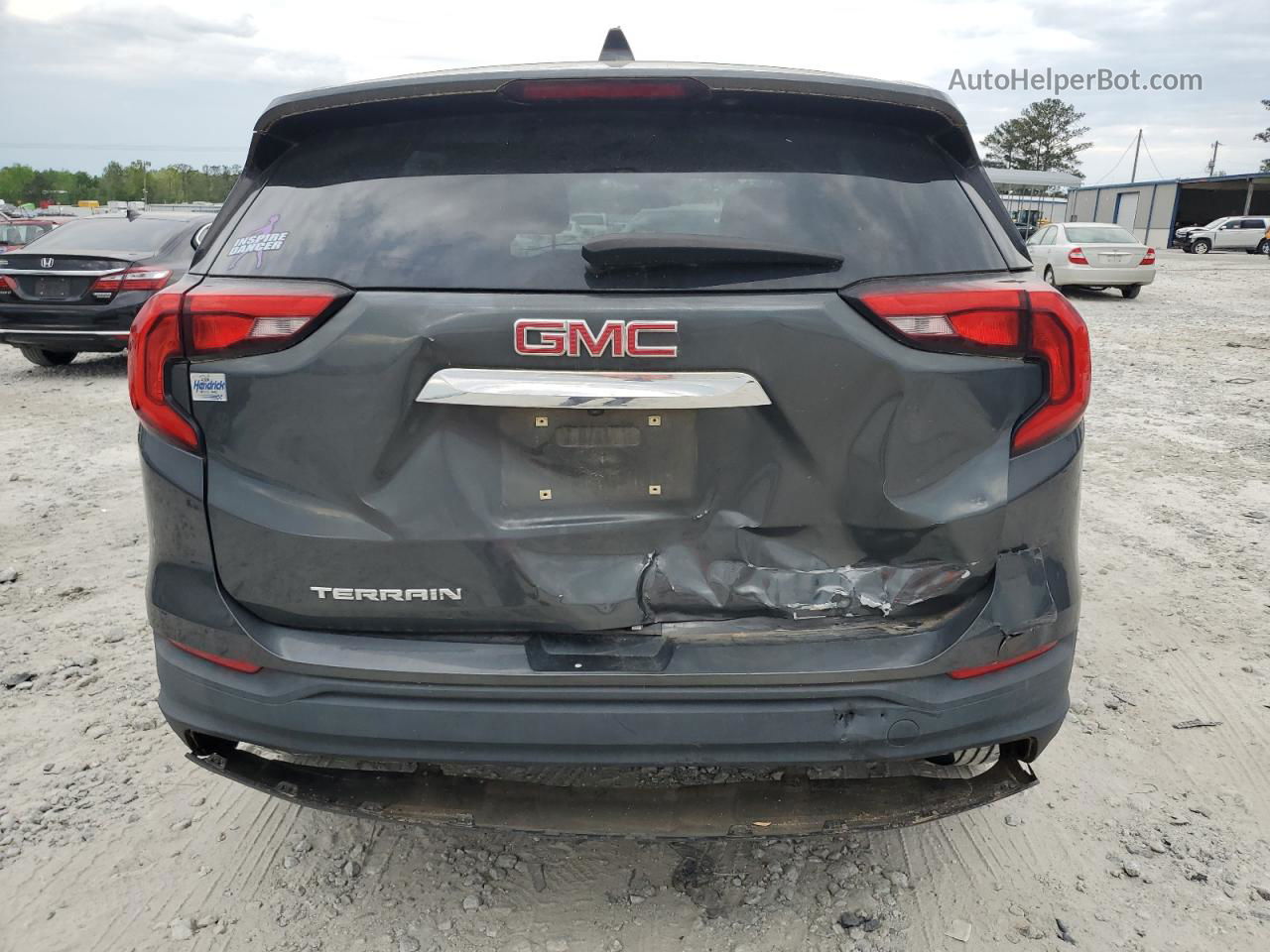 2019 Gmc Terrain Sle Серый vin: 3GKALMEV0KL397162