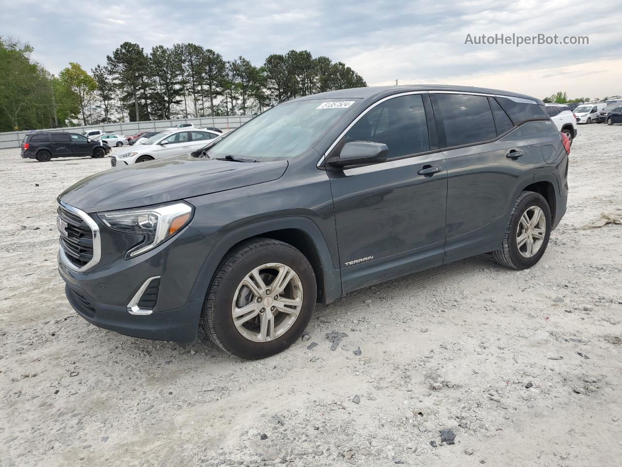 2019 Gmc Terrain Sle Серый vin: 3GKALMEV0KL397162