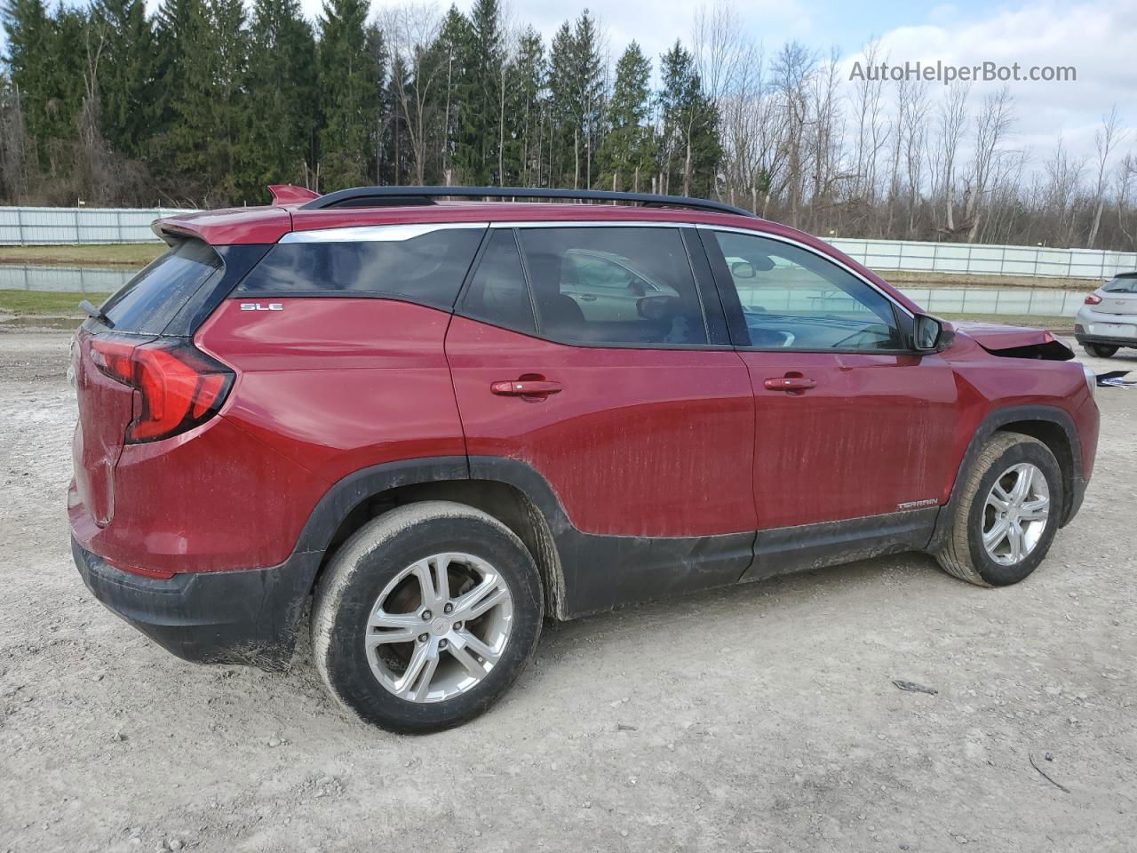 2020 Gmc Terrain Sle Красный vin: 3GKALMEV0LL188764