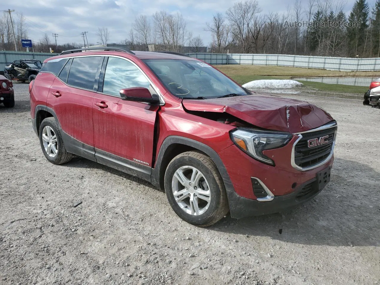 2020 Gmc Terrain Sle Red vin: 3GKALMEV0LL188764