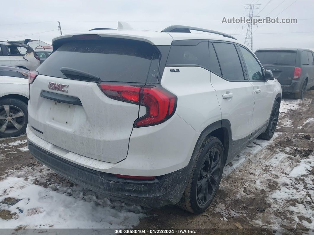 2020 Gmc Terrain Fwd Sle White vin: 3GKALMEV0LL222993